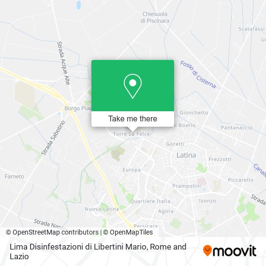 Lima Disinfestazioni di Libertini Mario map