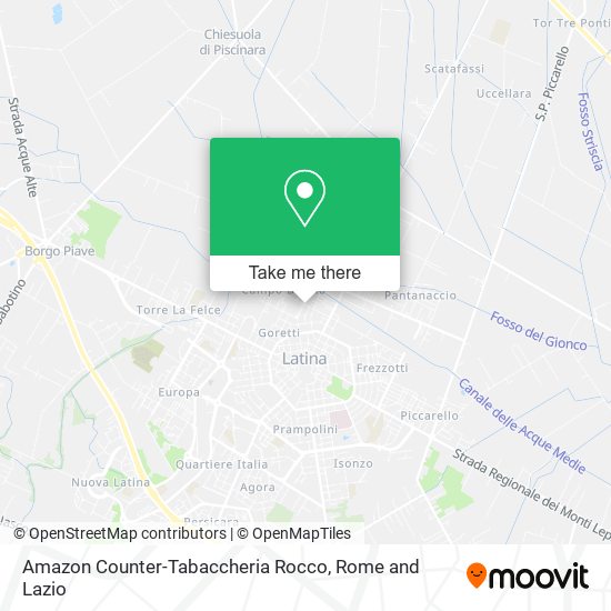 Amazon Counter-Tabaccheria Rocco map