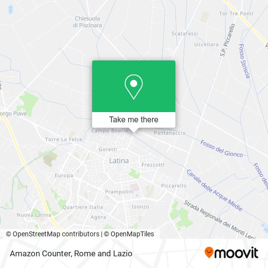 Amazon Counter map