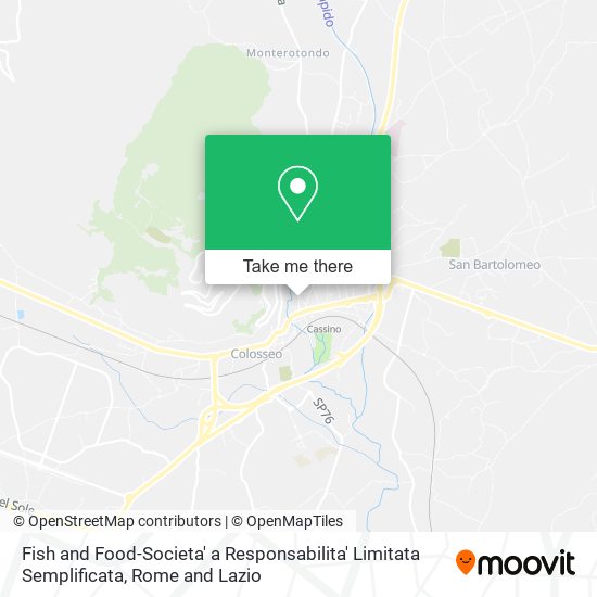 Fish and Food-Societa' a Responsabilita' Limitata Semplificata map