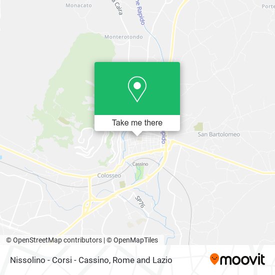 Nissolino - Corsi - Cassino map