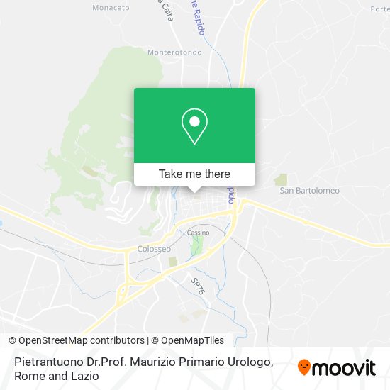 Pietrantuono Dr.Prof. Maurizio Primario Urologo map