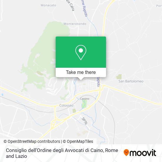 Consiglio dell'Ordine degli Avvocati di Caino map