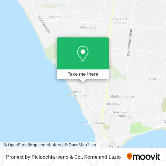 Pronext by Piciacchia Ivano & Co. map