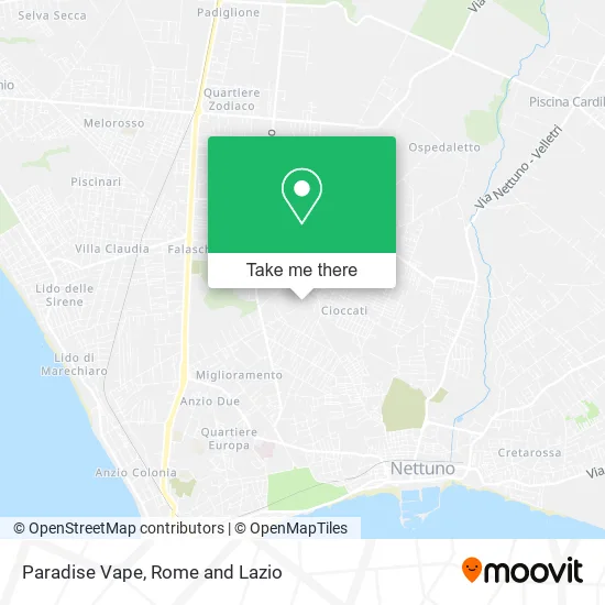 Paradise Vape map