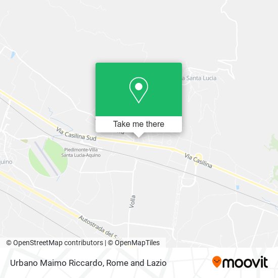Urbano Maimo Riccardo map