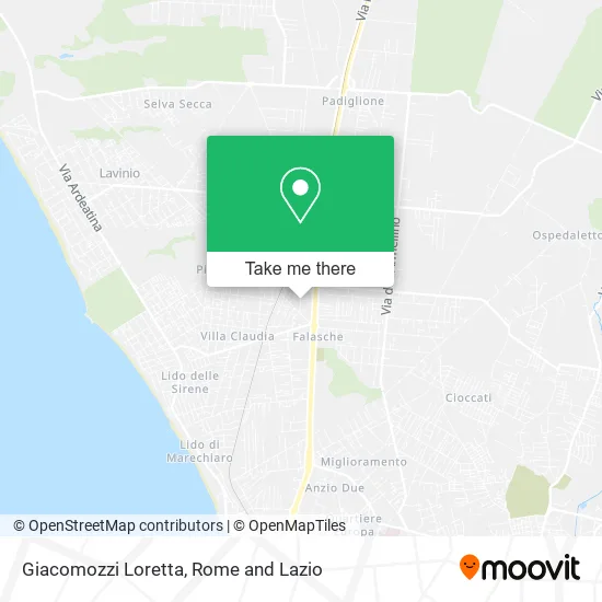 Giacomozzi Loretta map