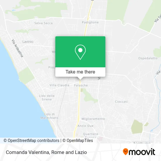 Valentina Comanda map