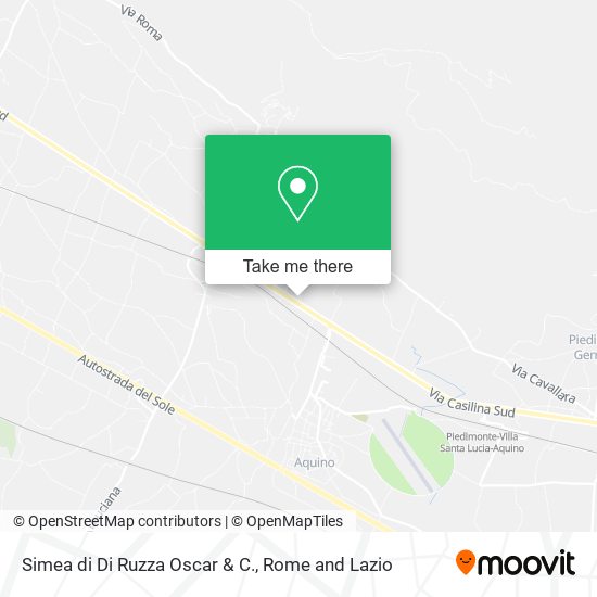 Simea di Di Ruzza Oscar & C. map
