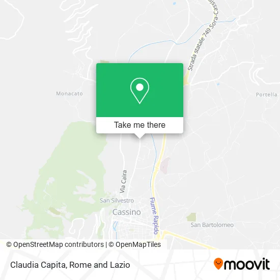 Claudia Capita map
