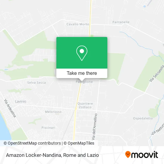 Amazon Locker-Nandina map