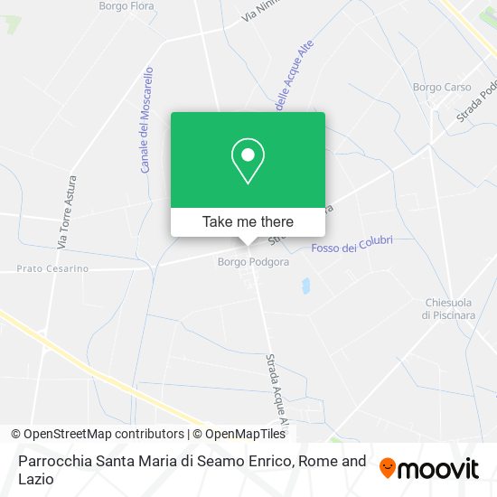 Parrocchia Santa Maria di Seamo Enrico map