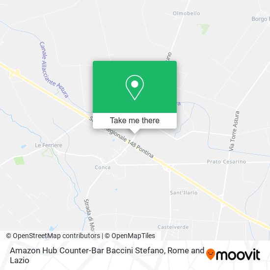 Amazon Hub Counter-Bar Baccini Stefano map