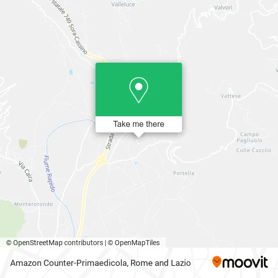 Amazon Counter-Primaedicola map