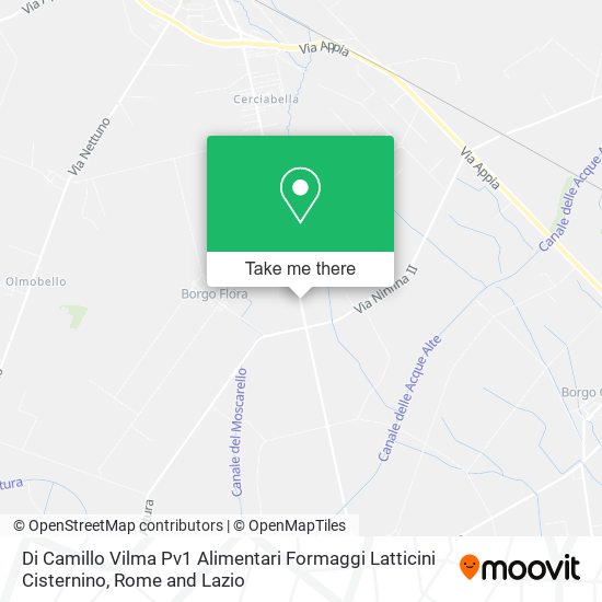 Di Camillo Vilma Pv1 Alimentari Formaggi Latticini Cisternino map