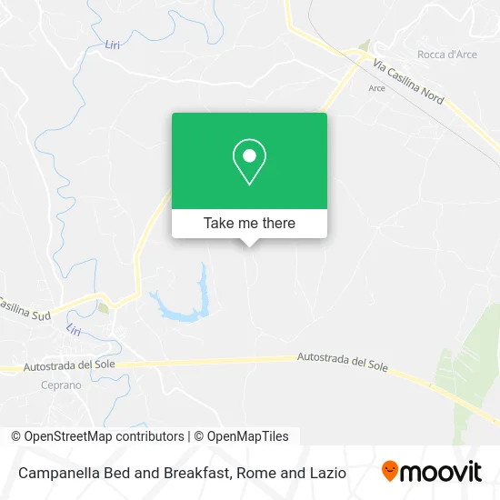 Campanella Bed and Breakfast map