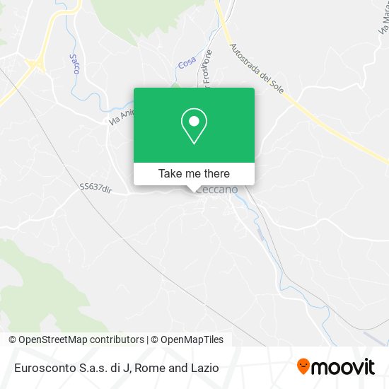 Eurosconto S.a.s. di J map
