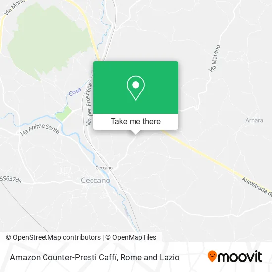 Amazon Counter-Presti Cafe map