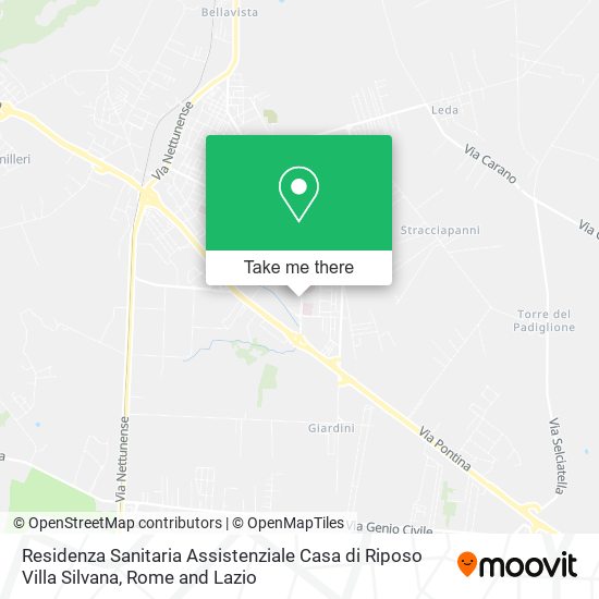 Residenza Sanitaria Assistenziale Casa di Riposo Villa Silvana map