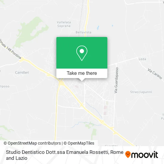 Dentist Office of Dr. Emanuela Rossetti map