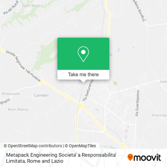 Metapack Engineering Societa' a Responsabilita' Limitata map