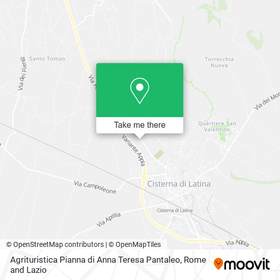 Agrituristica Pianna di Anna Teresa Pantaleo map