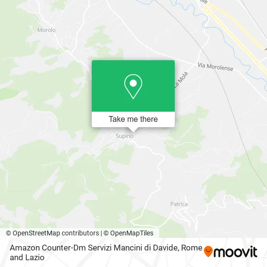 Amazon Counter-Dm Services Mancini by Davide map