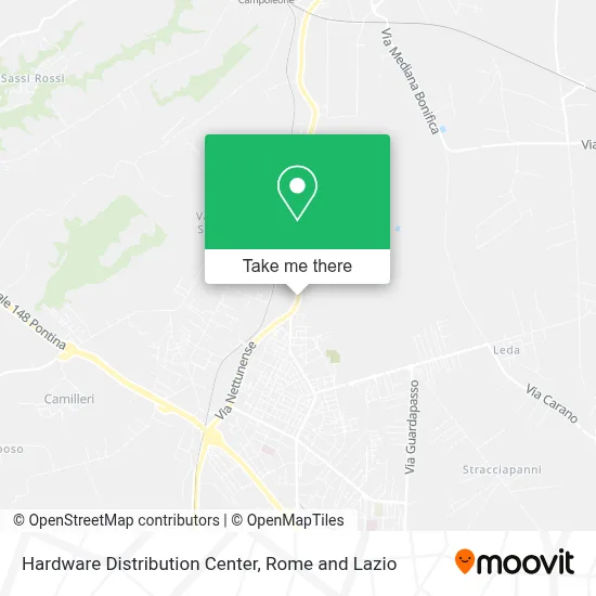 Hardware Distribution Center map