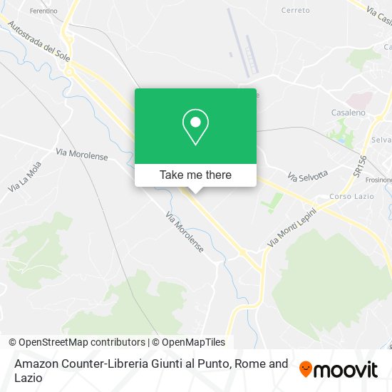 Amazon Counter-Libreria Giunti al Punto map