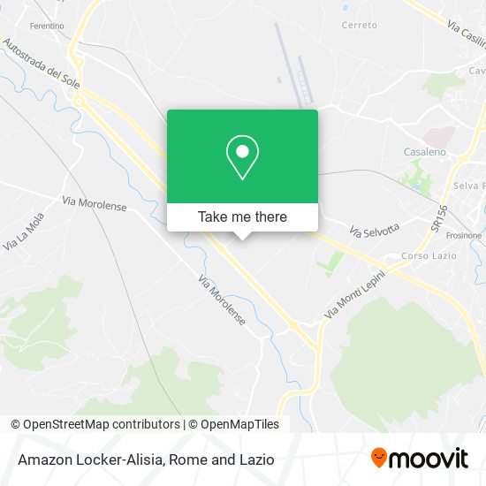 Amazon Locker-Alisia map