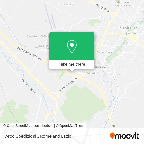 Arco Spedizioni . map