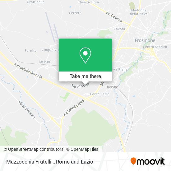 Mazzocchia Fratelli . map