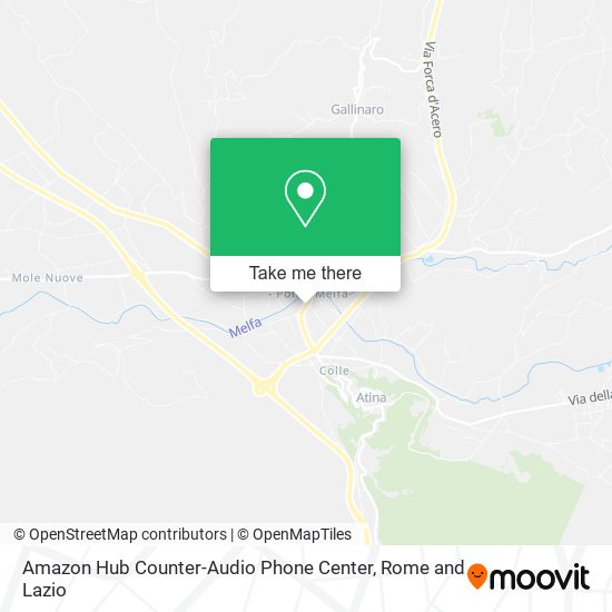 Amazon Hub Counter-Audio Phone Center map