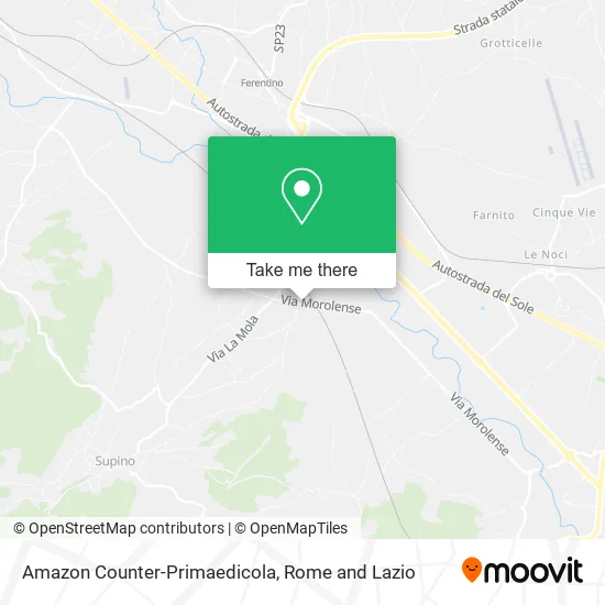 Amazon Counter-Primaedicola map