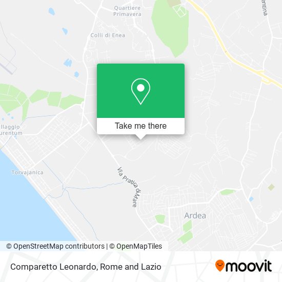 Comparetto Leonardo map
