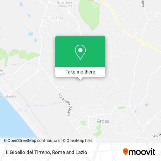 Il Gioello del Tirreno map