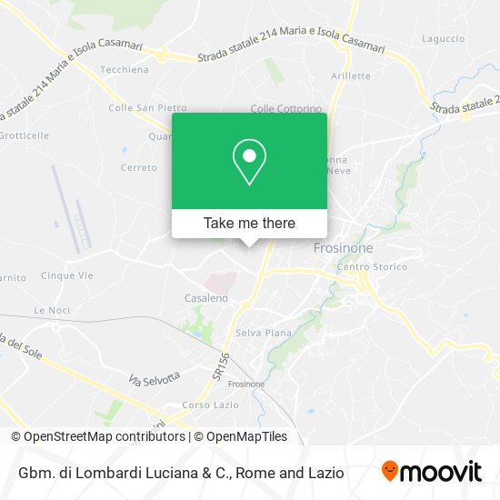 Gbm. di Lombardi Luciana & C. map