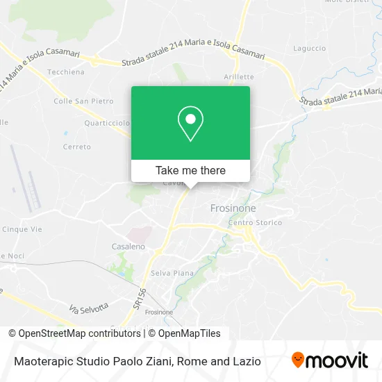 Maoterapic Studio Paolo Ziani map