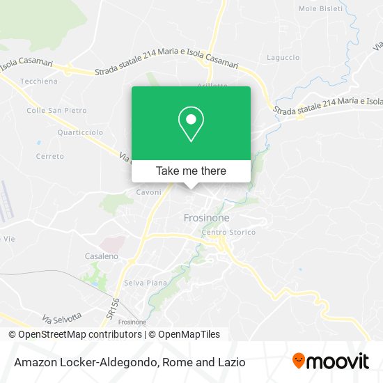Amazon Locker-Aldegondo map