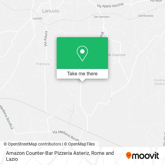 Amazon Counter-Bar Pizzeria Asteriz map