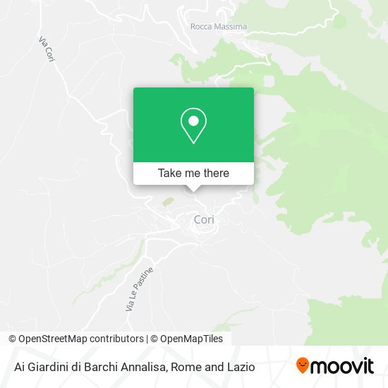 Ai Giardini di Barchi Annalisa map