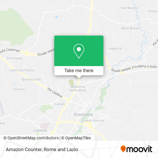 Amazon Counter map