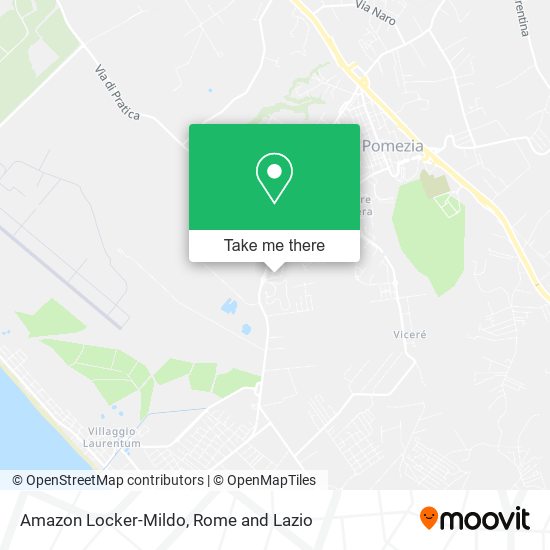 Amazon Locker-Mildo map