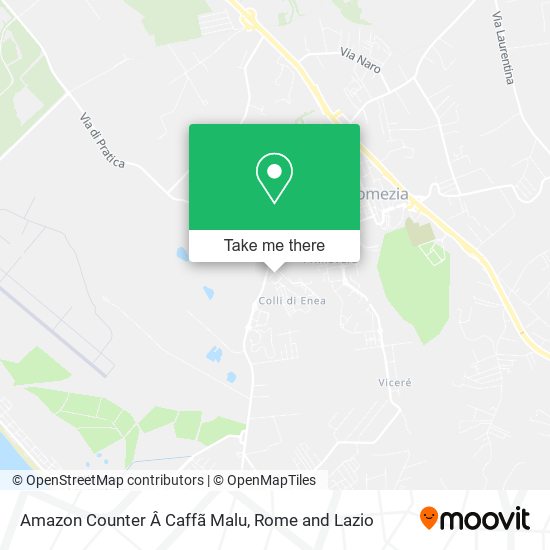 Amazon Counter Â Caffã Malu map