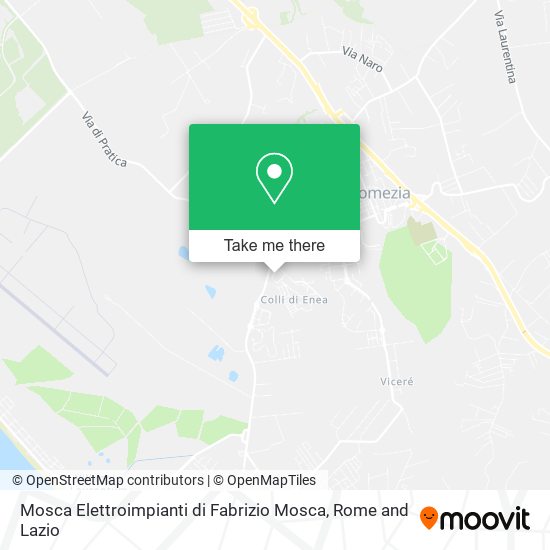 Mosca Elettroimpianti di Fabrizio Mosca map
