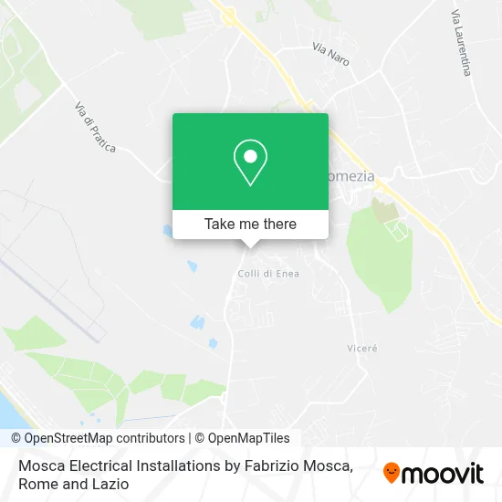 Mosca Electrical Installations by Fabrizio Mosca map