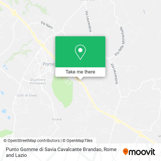 Punto Gomme di Savia Cavalcante Brandao map