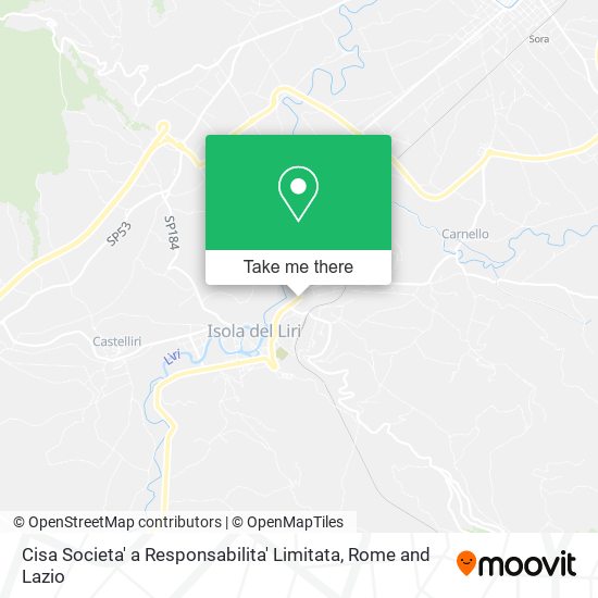 Cisa Societa' a Responsabilita' Limitata map