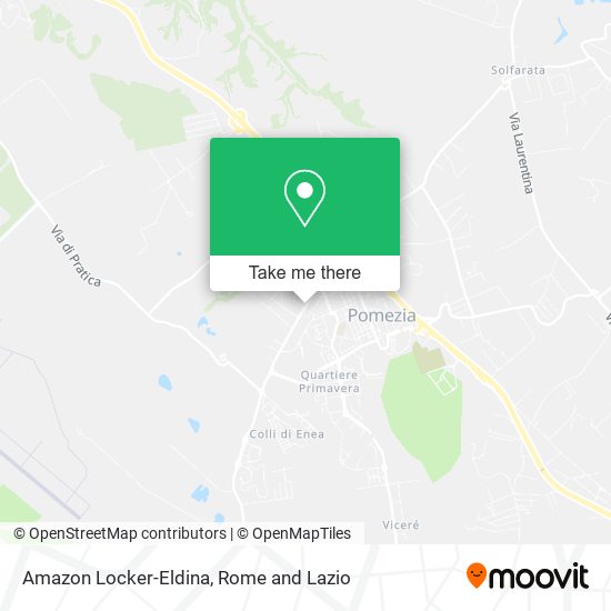 Amazon Locker-Eldina map