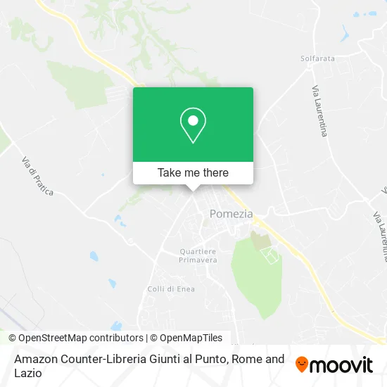 Amazon Counter-Giunti Bookstore map